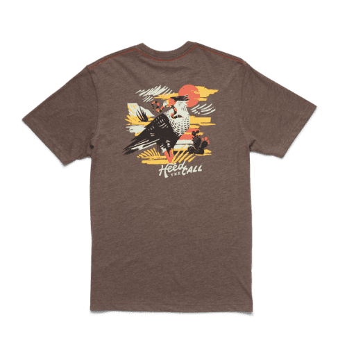 Howler Brothers Select T-Shirt for Men Caracara : Espresso Heather 