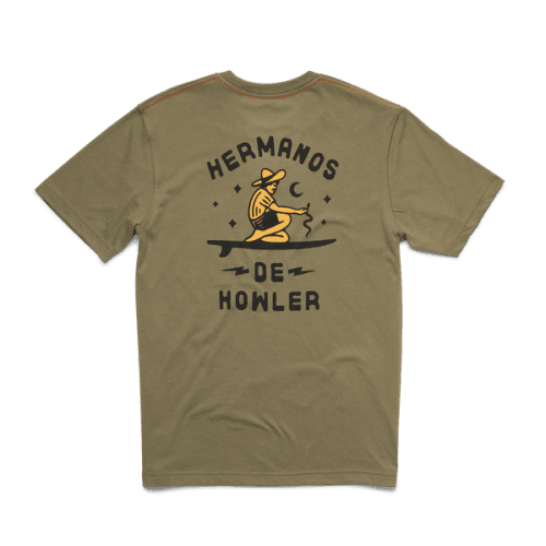 Howler Brothers Select T-Shirt for Men Ocean Offerings : Olive 