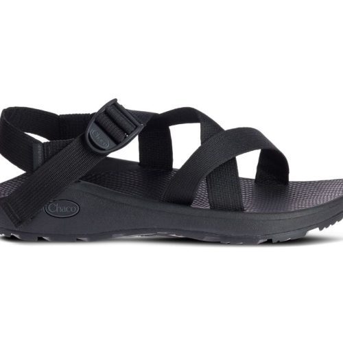 Chaco Z/Cloud Sandals for Men Solid Black #color_solid-black