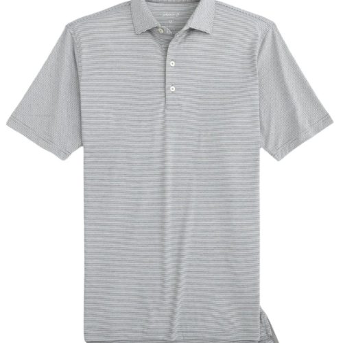 Johnnie-O Lyndon Striped Polo for Men Meteor