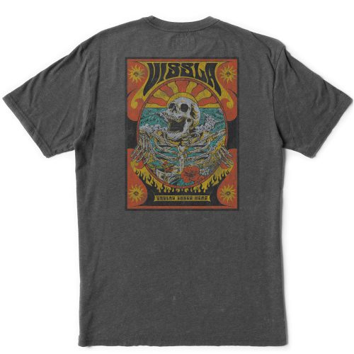 Vissla Undead Shred Head SS Tee Shirt for Men Phantom