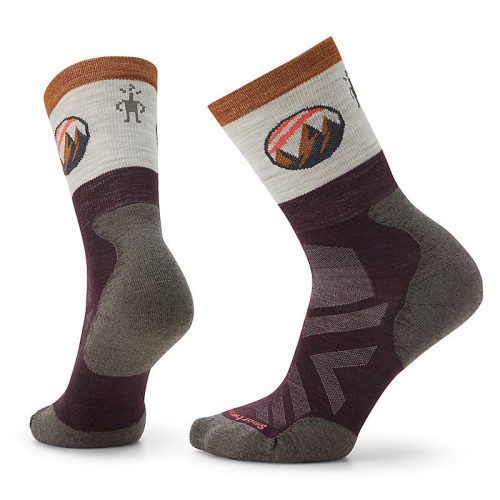 Athlete Edition Approach Crew Socks for Women Bordeaux #color_bordeaux