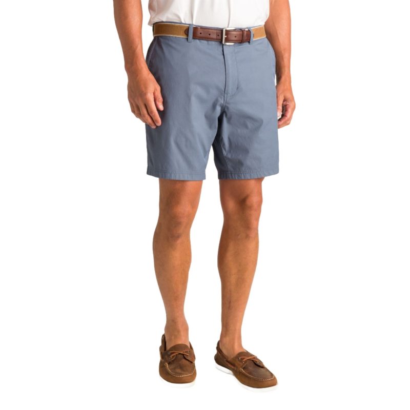 Duck Head 8" Harbor Performance Short for Men Slate Blue #color_slate-blue