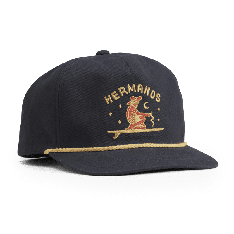 Howler Brothers Unstructured Snapback for Men Ocean Offerings : Navy Twill