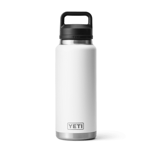 Yeti Rambler 36oz Water Bottle with Chug Cap White