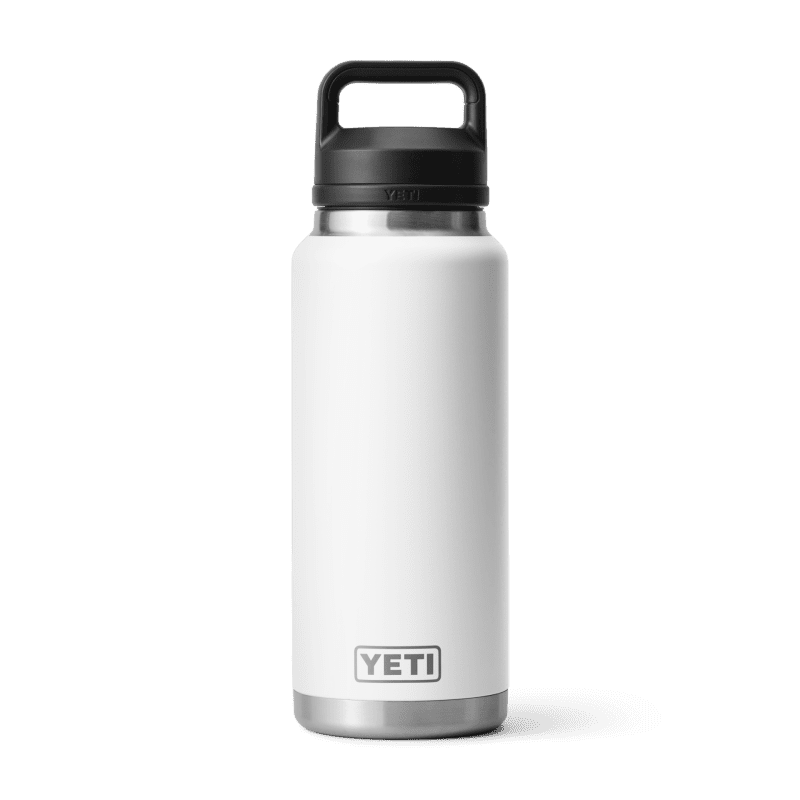 Yeti Rambler 36oz Water Bottle with Chug Cap White