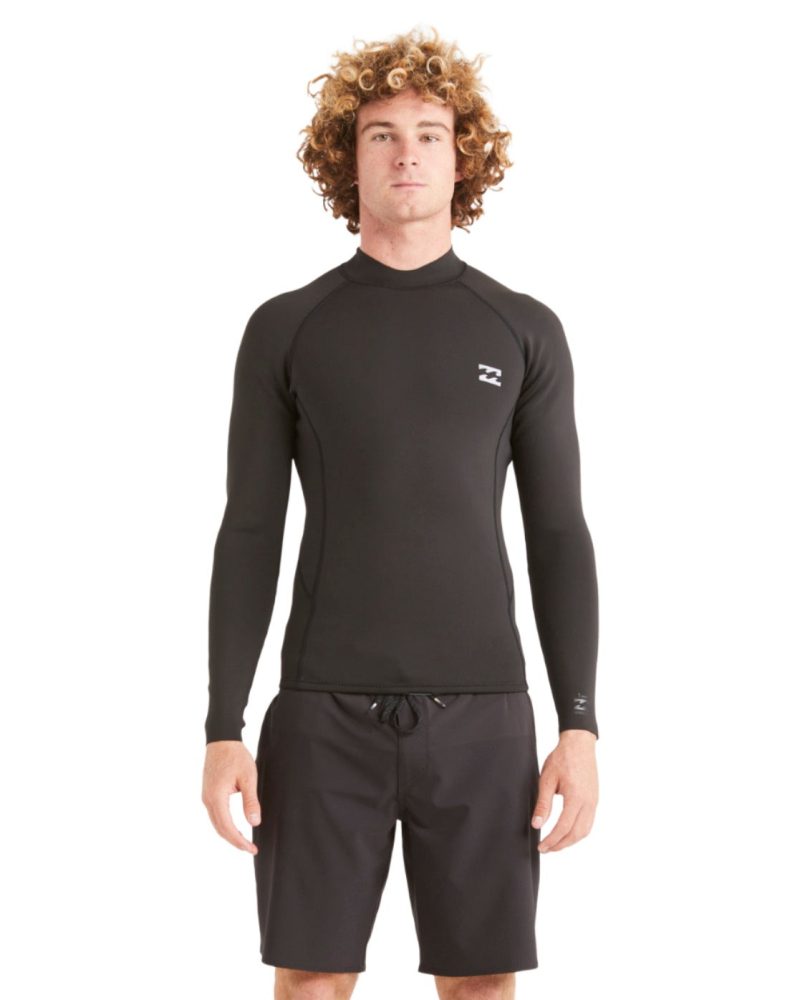 Billabong 1/1mm Absolute Wetsuit Jacket for Men Black