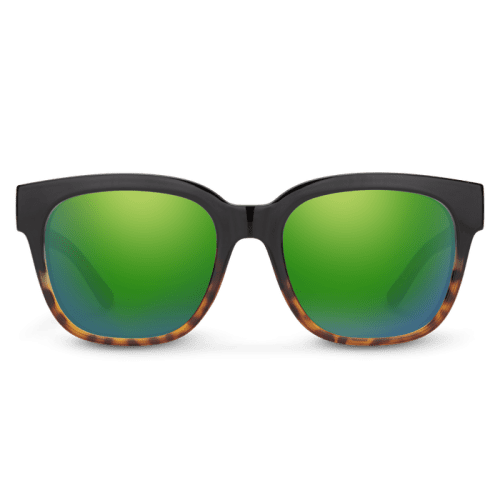 Suncloud Optics Affect Sunglasses Havana Gradient + Polarized Green Mirror Lens