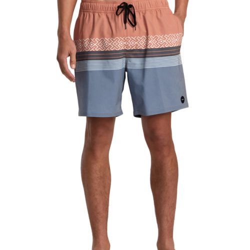 RVCA Atlas Elastic Waist Boardshorts for Men - 17" Adobe