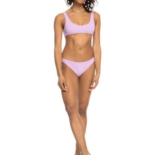 Roxy Aruba Moderate Bikini Bottoms Crocus Petal