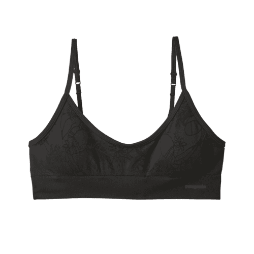 Patagonia Barely Everyday Bra for Women Valley Flora Jacquard/Black