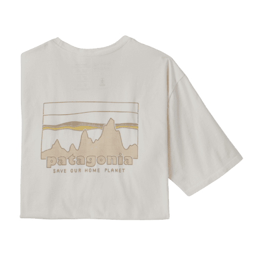 Patagonia '73 Skyline Organic T-Shirt for Men Birch White