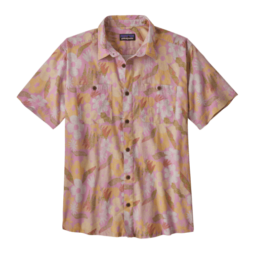 Patagonia Back Step Shirt for Men Channeling Spring: Milkweed Mauve