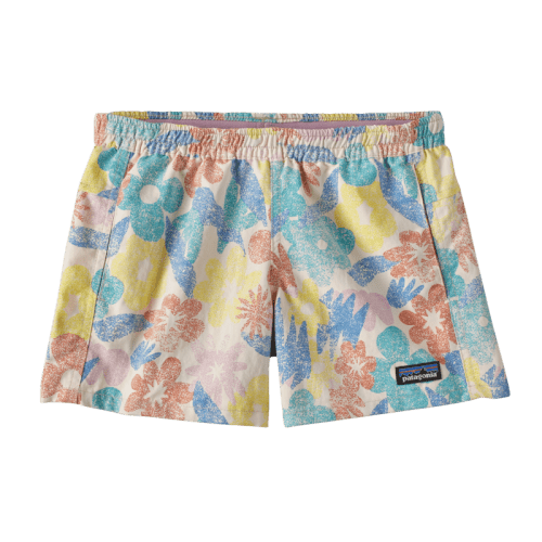 Patagonia Baggies Shorts - 4" - Unlined for Kids Channeling Spring: Natural