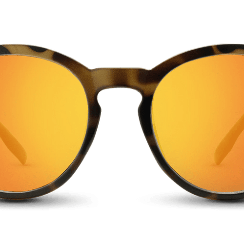 Nectar Penn Sunglasses Brown Tortoise Frame - Orange Mirror Lens